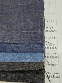 LMM2280 دينم قطن وكتان بحاشية، خفيف الوزن، 5 أونصات[نسيج / قماش] Yoshiwa Textile صور إضافية