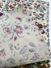 4026-1755-2 21W كوردروي مع زهور وطيور صغيرة[Textile / Fabric] HOKKOH صور إضافية