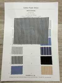 5SG032 بوبلين قطني مخطط[Textile / Fabric] Chambray صور إضافية