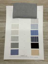 5SG032 بوبلين قطني مخطط[Textile / Fabric] Chambray صور إضافية