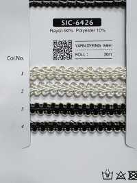 SIC-6426 ضفيرة لاميه رايون[Ribbons, Tapes, And Cords] SHINDO(SIC) صور إضافية