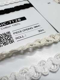 SIC-7128 ضفيرة دانتيل قطنية[الأشرطة، والأشرطة القماشية، والحبال] SHINDO(SIC) صور إضافية