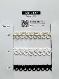SIC-7127 جديلة دانتيل قطنية[Ribbons, Tapes, And Cords] SHINDO(SIC) صور إضافية