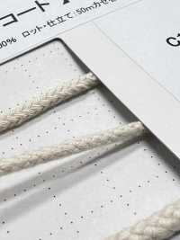 C2 حبل من مادة طبيعية PART1 قطن 2 حبل دائري مع قلب 3.0mm[Ribbons, Tapes, And Cords] Cordon صور إضافية