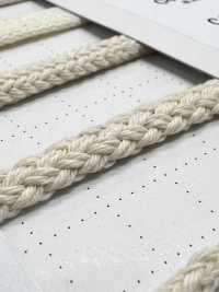 C10 حبل من مادة طبيعية PART1 قطن 10 حبل دائري 6.0mm[Ribbons, Tapes, And Cords] Cordon صور إضافية
