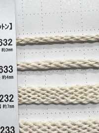 RC1633 حبل من خامة طبيعية PART1 Lacey Cotton RC1633 حبل دائري 4.0mm[الأشرطة، والأشرطة القماشية، والحبال] كوردون صور إضافية