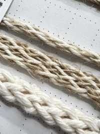 CK2 حبل من مواد طبيعية PART2 قطن/كنف 2 رباط سحب 7.5mm[Ribbons, Tapes, And Cords] Cordon صور إضافية