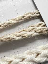CK2 حبل من مواد طبيعية PART2 قطن/كنف 2 رباط سحب 7.5mm[Ribbons, Tapes, And Cords] Cordon صور إضافية