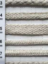 CL5 حبل من مواد طبيعية PART2 قطن-كتان 3 حبل للحقائب 6.0mm[Ribbons, Tapes, And Cords] Cordon صور إضافية