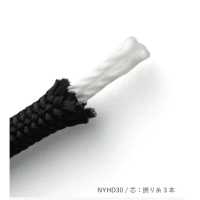 NYHD30 حبل نايلون صلب 3MM مع قلب[الأشرطة، والأشرطة القماشية، والحبال] كوردون صور إضافية