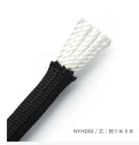 NYHD60 حبل نايلون صلب 6 mm مع قلب[الأشرطة، والأشرطة القماشية، والحبال] كوردون صور إضافية