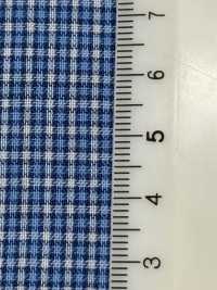 14425 شاش مزدوج من القطن/TENCEL™ Lyocell 60s بنقشة كاروهات زرقاء[Textile / Fabric] SUNWELL صور إضافية