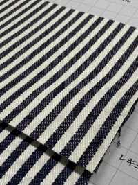 W3333-D قطن دنيم هيكوري بخطوط عريضة 10oz[Textile / Fabric] Yoshiwa Textile صور إضافية