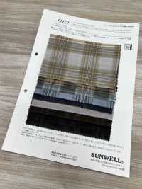 14429 فوال شيفون قطن 80s متعدد المربعات بتشطيب غسيل ثلاثي SZ[Textile / Fabric] SUNWELL صور إضافية