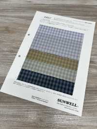 44017 30S بوليستر/رايون تروبيكال مربعات أومبري صغيرة[نسيج / قماش] SUNWELL صور إضافية