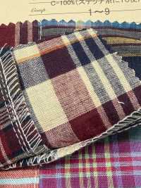 INDIA-2156 باتشورك مادراس[Textile / Fabric] Arinobe Shoten صور إضافية
