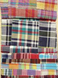 INDIA-2156 باتشورك مادراس[Textile / Fabric] Arinobe Shoten صور إضافية