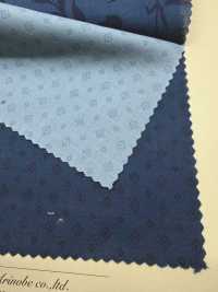 A-1510 طباعة بنمط الزهور والنقاط المصبوغة باللون النيلي[Textile / Fabric] Arinobe Shoten صور إضافية