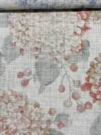 850557 شبيه بالكتان مخضّب Salon De Fleur كرة ثلج[Textile / Fabric] VANCET صور إضافية