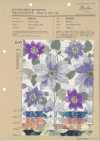 850558 شبيه بالكتان Slub Salon De Fleur Clematis