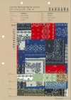 850591 برودكلوث بتقنية الرش الهوائي BANDANA PATCHWORK