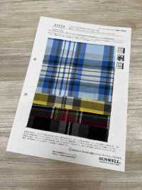 35533 60s قماش لاون من القطن/الكتان/الرامي العضوي بنقشة كاروهات[Textile / Fabric] SUNWELL صور إضافية