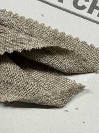 B7395Z شامبراي لينو مطاطي بمظهر الكتان، نصف مطوي[Textile / Fabric] VANCET صور إضافية