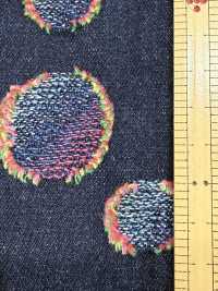 FY1589-IDC20CUT دنيم جاكار مقصوص منقّط ملوّن[نسيج / قماش] DUCK TEXTILE صور إضافية