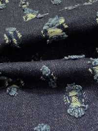 WALA-30ID Warakat دنيم بنقشة مربعات عشوائية[نسيج / قماش] DUCK TEXTILE صور إضافية