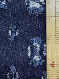 WALA-30ID Warakat دنيم بنقشة مربعات عشوائية[نسيج / قماش] DUCK TEXTILE صور إضافية