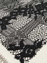 KKF8844-W-1 دانتيل شيرينغ ناعم من النايلون[نسيج / قماش] Uni Textile (Komon Kobo) صور إضافية