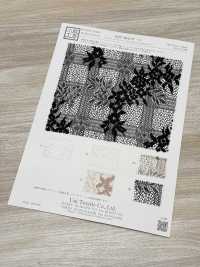 KKF8844-W-1 دانتيل شيرينغ ناعم من النايلون[نسيج / قماش] Uni Textile (Komon Kobo) صور إضافية