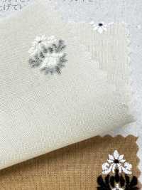 KKH800F-4 80% قطن لاون بتشطيب فلوكي مصبوغ ببيغمنت[نسيج / قماش] Uni Textile (Komon Kobo) صور إضافية