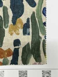 8026-1790-2 شيتنج من القطن والكتان بطابع نباتي[Textile / Fabric] HOKKOH صور إضافية