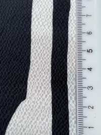KKP9144-W-SB-278 ساتان هامر مطاطي بعرض واسع مخطط ممشط[نسيج / قماش] Uni Textile (Komon Kobo) صور إضافية