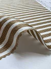 KKP9144-W-SB-31 ساتان مطروق مطاطي بعرض عريض مخطط[نسيج / قماش] Uni Textile (Komon Kobo) صور إضافية