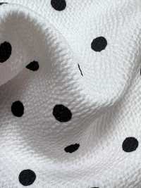 KKP9144-W-SB-184 ساتان مطروق مرن بعرض عريض بنقاط عشوائية[نسيج / قماش] Uni Textile (Komon Kobo) صور إضافية