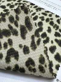 KKP9145-47 ساتان مطرّق مطاطي بنقشة ليوبارد صغيرة[نسيج / قماش] Uni Textile (Komon Kobo) صور إضافية