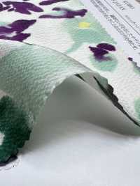 KKP9145-SB-326 ساتان هامر مطاطي بنقشة أزهار مائية[Textile / Fabric] Uni Textile (Komon Kobo) صور إضافية