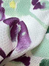 KKP9145-SB-326 ساتان هامر مطاطي بنقشة أزهار مائية[Textile / Fabric] Uni Textile (Komon Kobo) صور إضافية