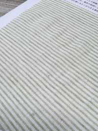 KYC443-2 بيكيه بخطوط أفقية مصبوغ بالخيط بمزيج كتان Takashima Chijimi[نسيج / قماش] Uni Textile (Komon Kobo) صور إضافية