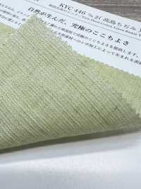 KYC446-2 بيكيه مصبوغ بالخيوط بخليط الكتان (Takashima Chijimi)[Textile / Fabric] Uni Textile (Komon Kobo) صور إضافية