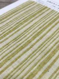 KYC447-1 مزيج كتان مصبوغ بالخيوط Akihas Stripe Yoryu (Takashima Chijimi)[نسيج / قماش] Uni Textile (Komon Kobo) صور إضافية
