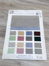KYC577-C-1 مربعات مصبوغة بالغزل 50[Textile / Fabric] Uni Textile (Komon Kobo) صور إضافية