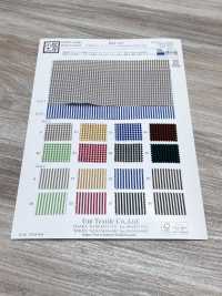 KYC577-S-1 50 مخطط مصبوغ بالخيوط[نسيج / قماش] Uni Textile (Komon Kobo) صور إضافية
