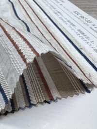 KYC667-55-1 قطن رايون كتان دابي بخطوط أفقية متعددة[Textile / Fabric] Uni Textile (Komon Kobo) صور إضافية