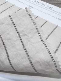 KYC904-ST شريط شرنغ مخطط بنسيج مفتوح مصبوغ بالغزل من القطن[نسيج / قماش] Uni Textile (Komon Kobo) صور إضافية