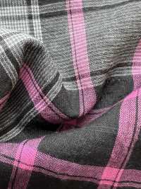 KYC921-C-2 شيرينغ من القطن وTENCEL مصبوغ بالخيوط[نسيج / قماش] Uni Textile (Komon Kobo) صور إضافية