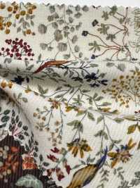 19187 قطيفة قمصان بطباعة طيور صغيرة وزهور صغيرة[Textile / Fabric] SUNWELL صور إضافية