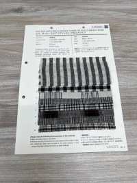 59992 C/L نيبي سلوب إكرو بنقشة مربعات وخطوط[Textile / Fabric] VANCET صور إضافية